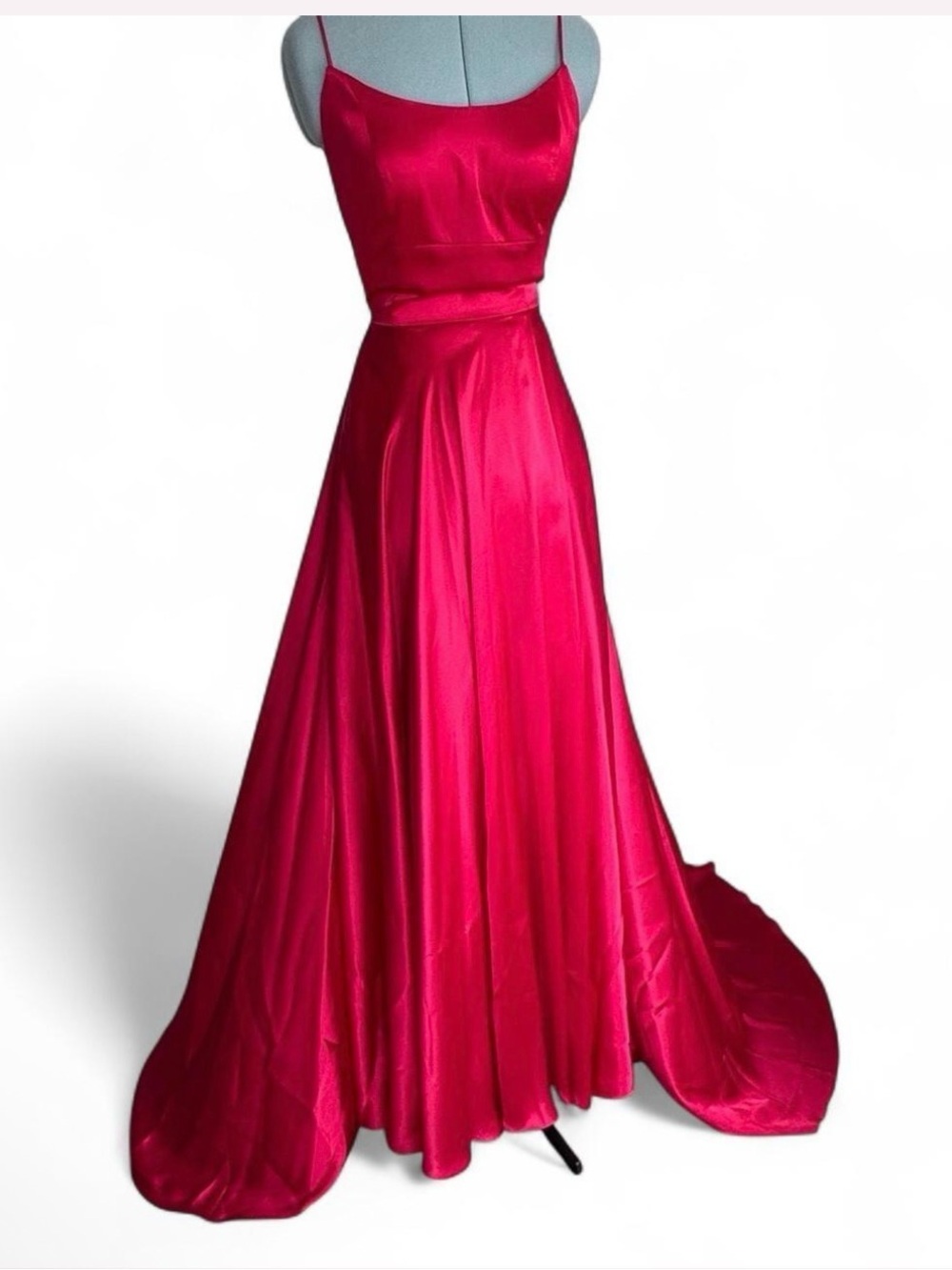 Sherri Hill Red Strappy Formal Dress